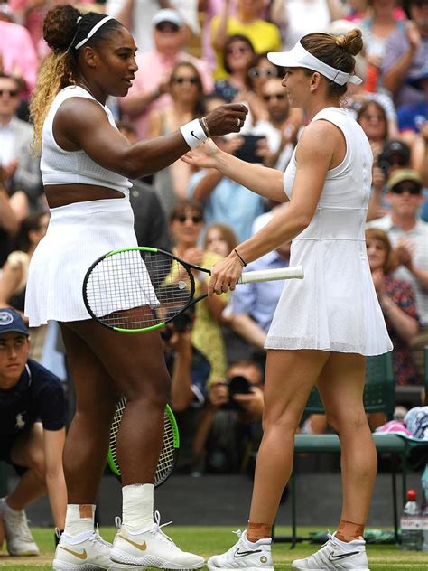 Simona Halep vs Serena Williams .